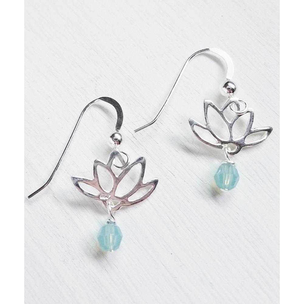 Lotus Blossom Earring - Pacific Opal