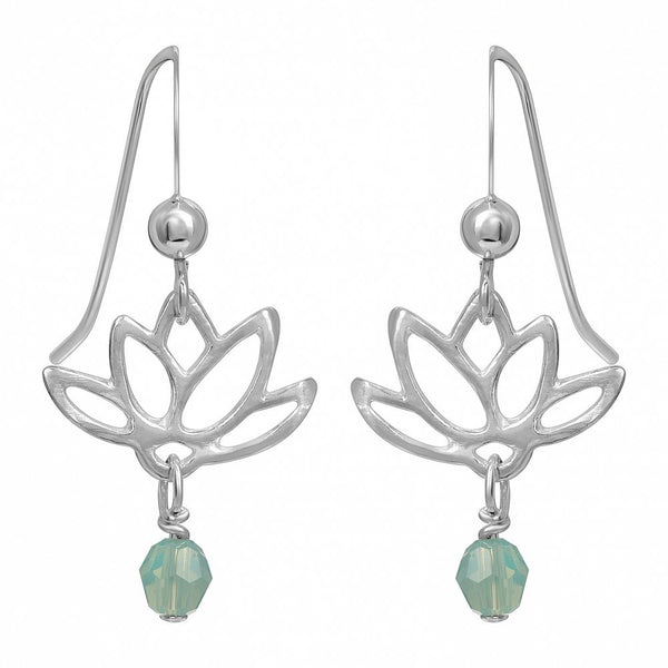 Lotus Blossom Earring - Pacific Opal