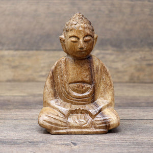 Mini Wooden Buddha