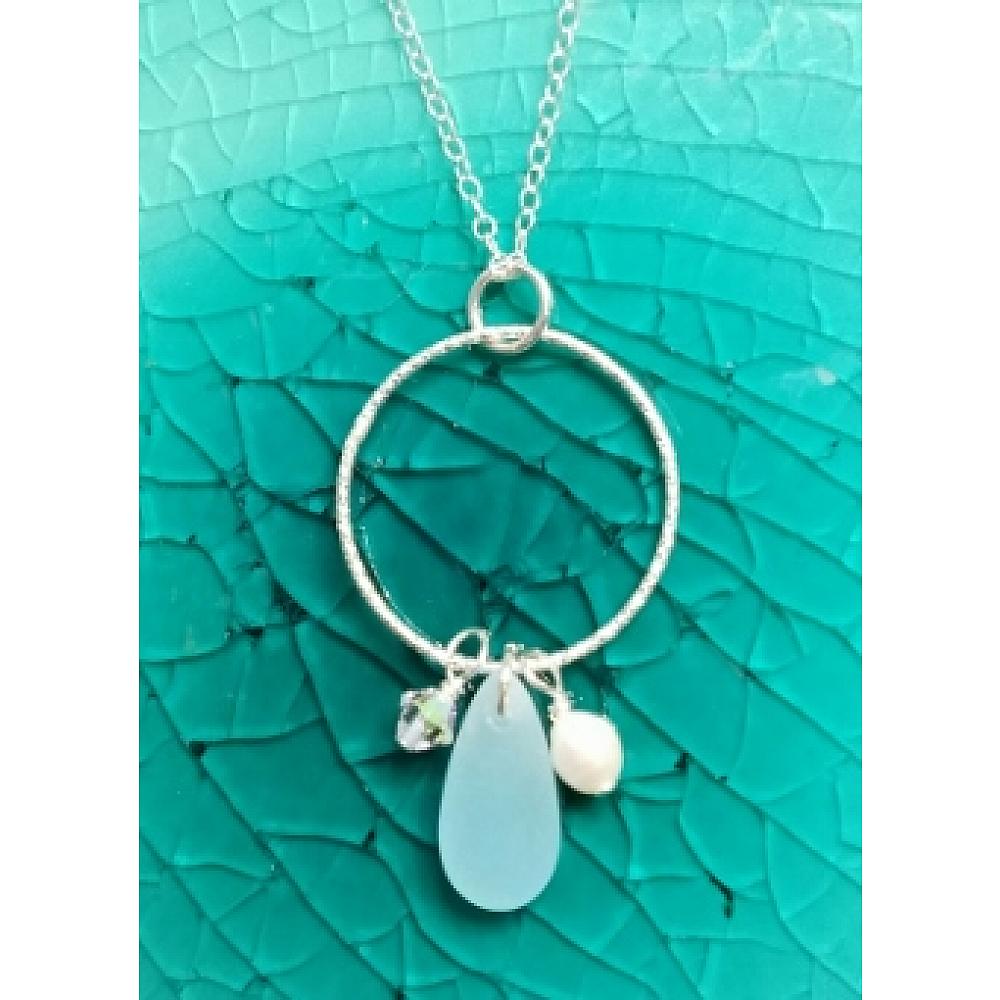 Beach Comber Necklace w/ freshwater pear