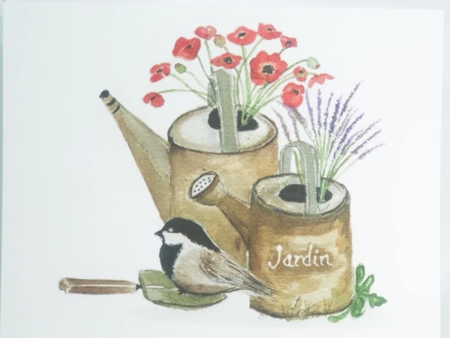 Watering Cans Greeting Card
