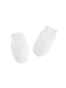 White Baby Mittens - Organic Boutique