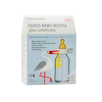 Glass Baby Bottles (4oz)