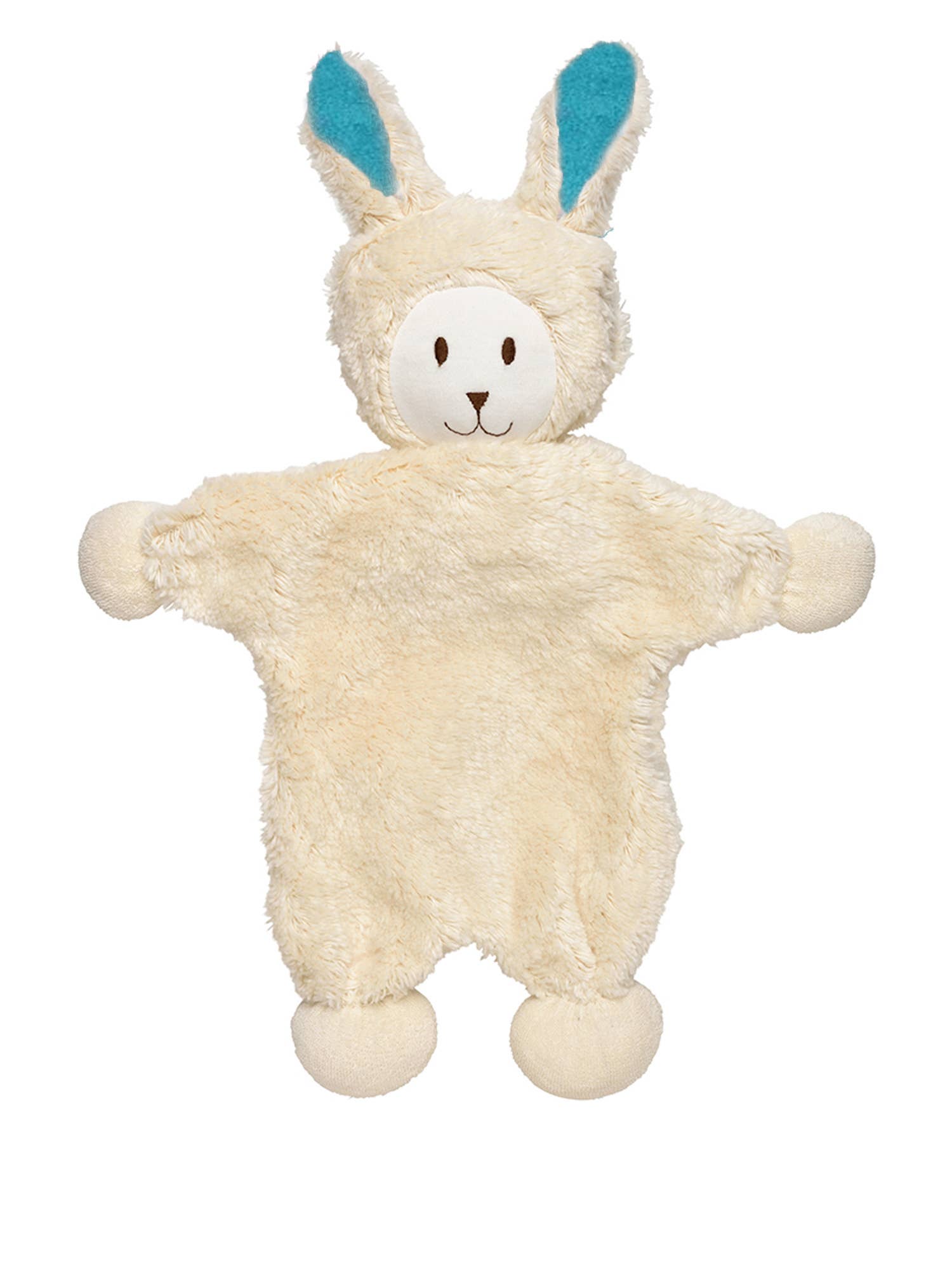 Snuggle Bunny Toy - Turquoise Blue Ears - Organic Boutique