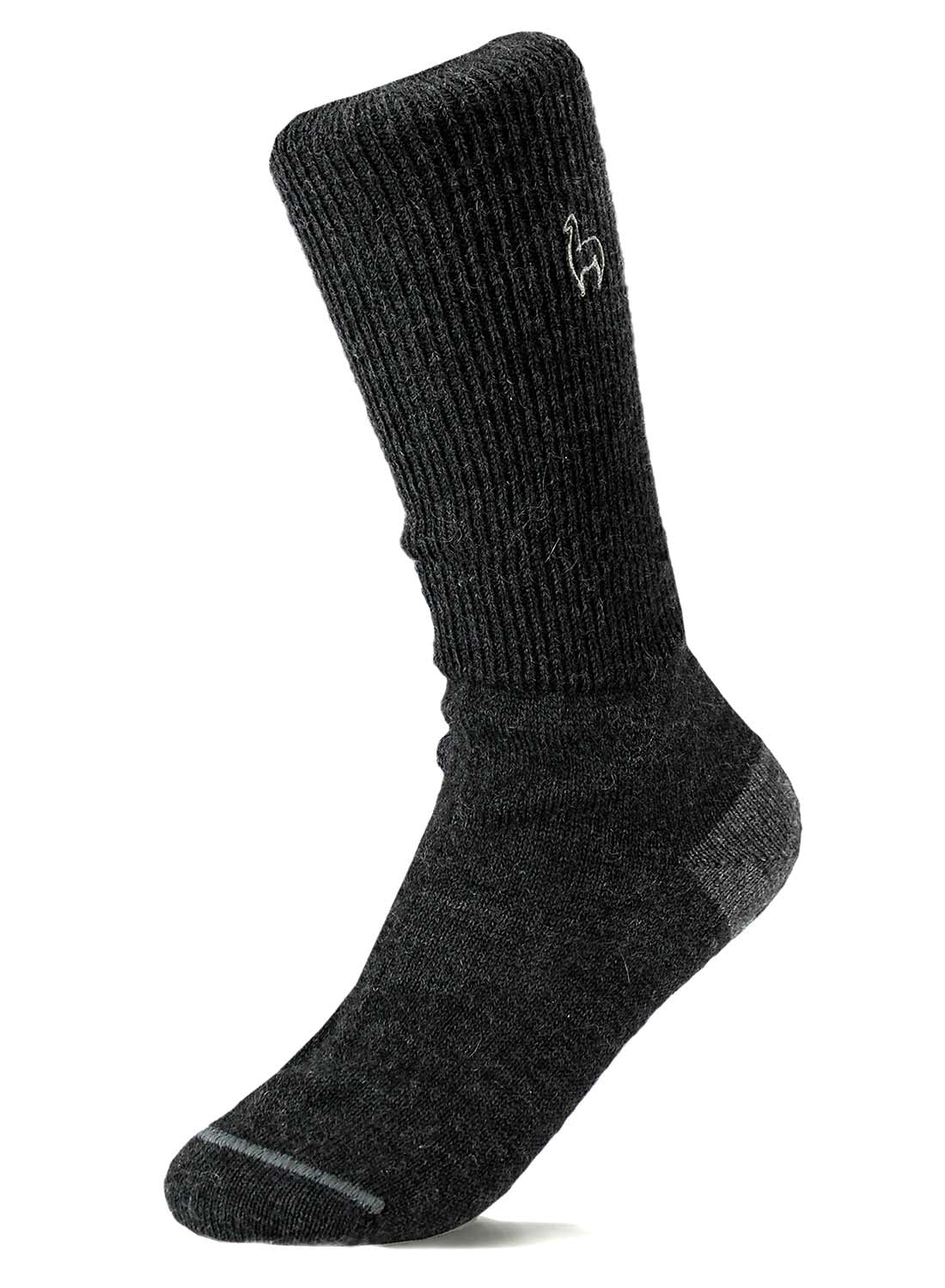 Men's Alpaca Socks-Black