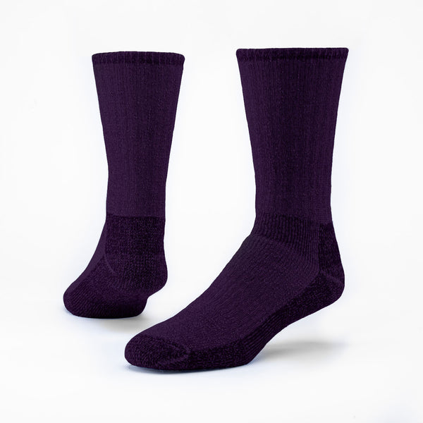 Mountain Wool Hiker Socks - Dark Purple