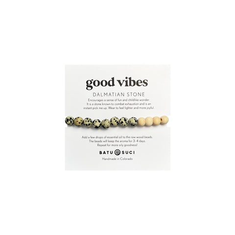 Good Vibes Diffuser Bracelet - Organic Boutique