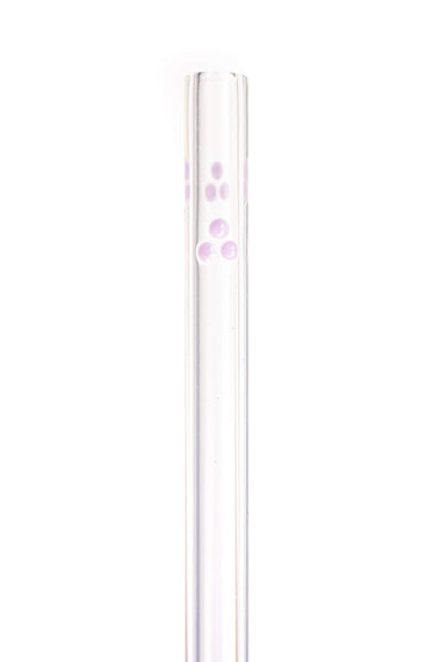 Classic Glass Straw with Glass Dots - Organic Boutique